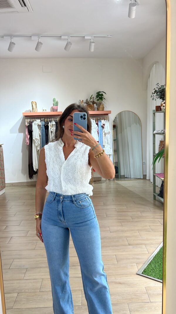 Blusa flores