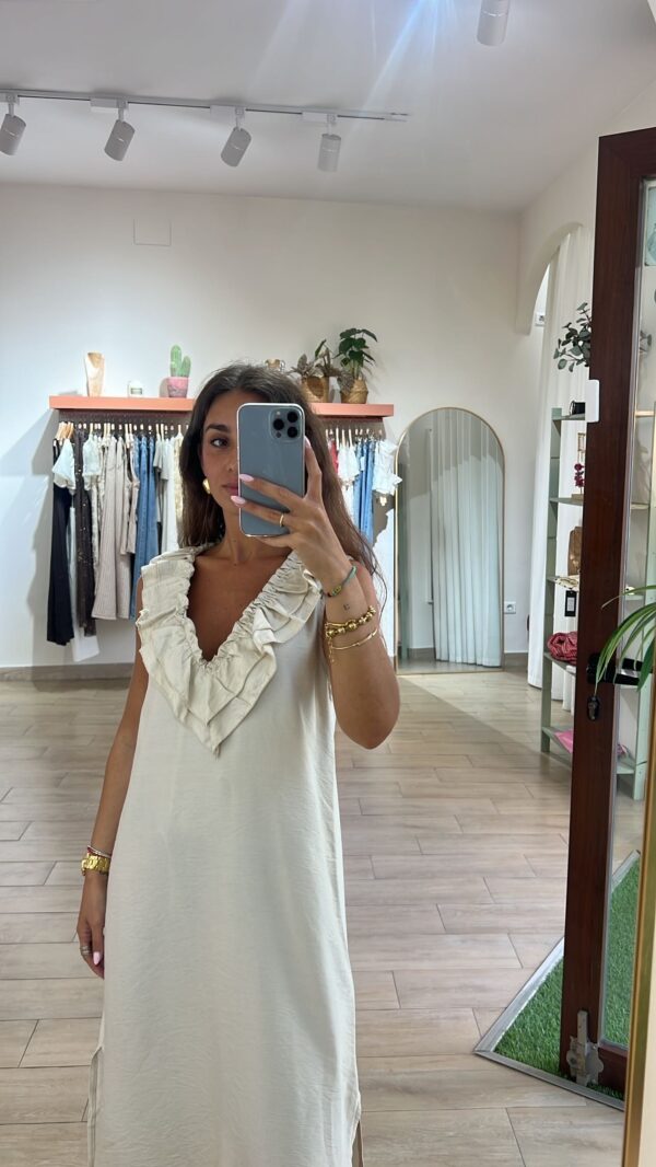 vestido volantes