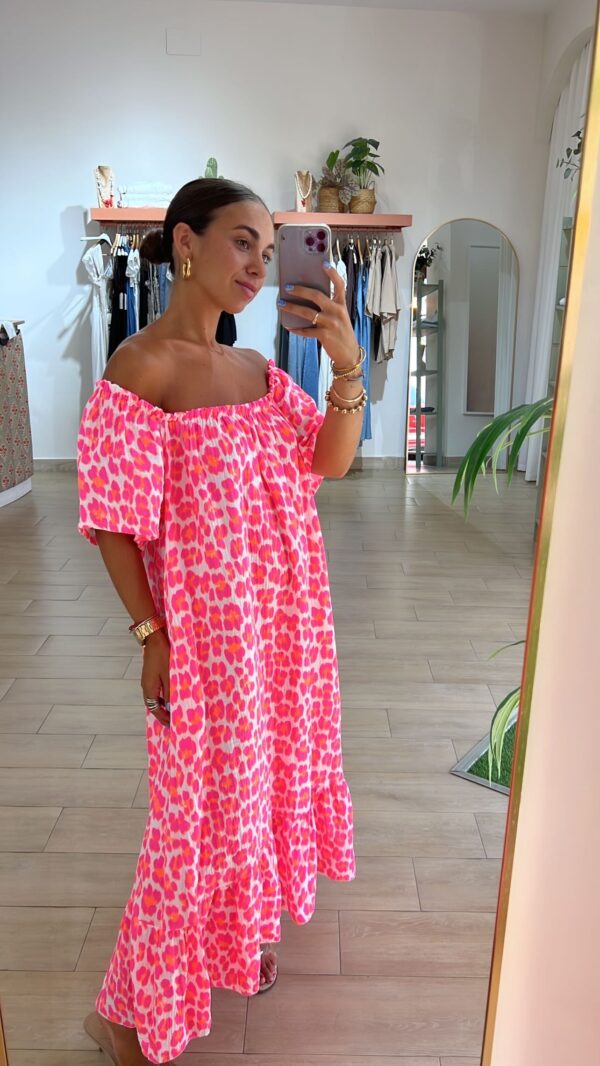 vestido leopardo
