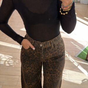 pantalon leopardo