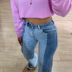 Jeans bicolor