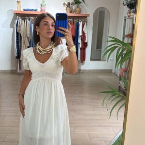 vestido volanton