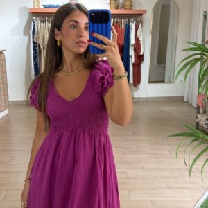 vestido volanton