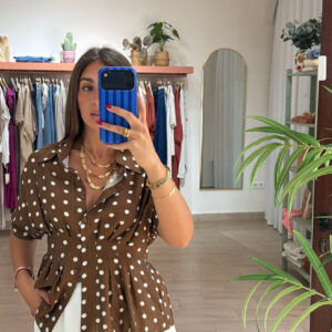 pantalon pinzas cinturon marron