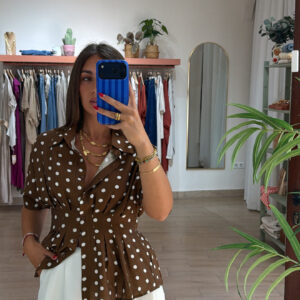 blusa lunares
