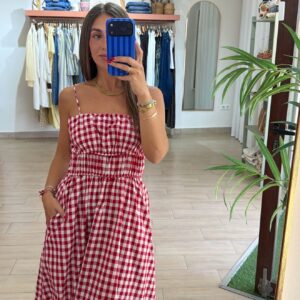 vestido cuadros