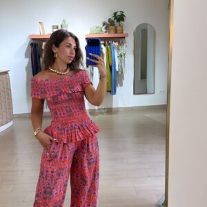 pantalon flores
