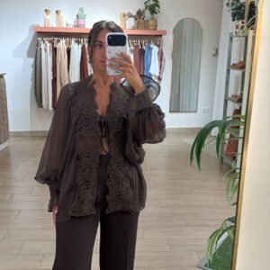 pantalon pinzas palazzo