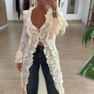 kimono encajes