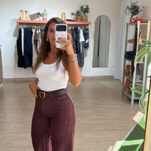 Pantalon con cinturon