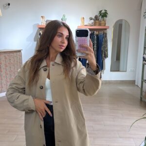 gabardina reversible