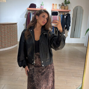 falda leopardo tul