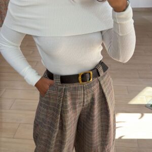 Pantalon con cinturon