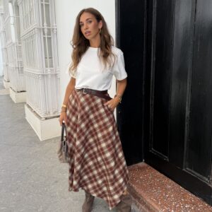falda cuadros